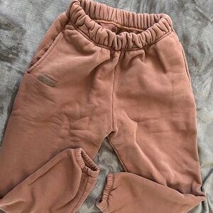 Brown Set active heavy sweatpants